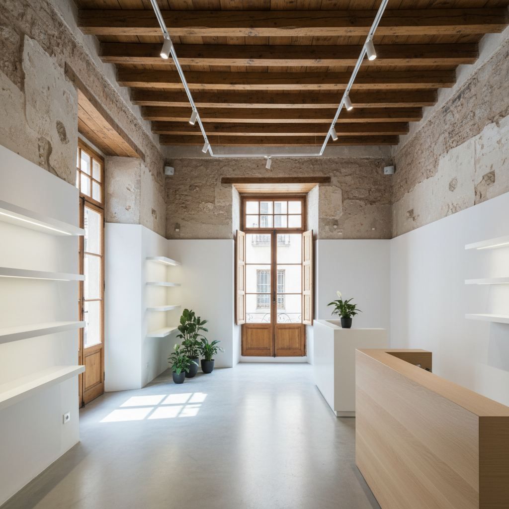 Pintura de locales comerciales en Ciutat Vella, Barcelona