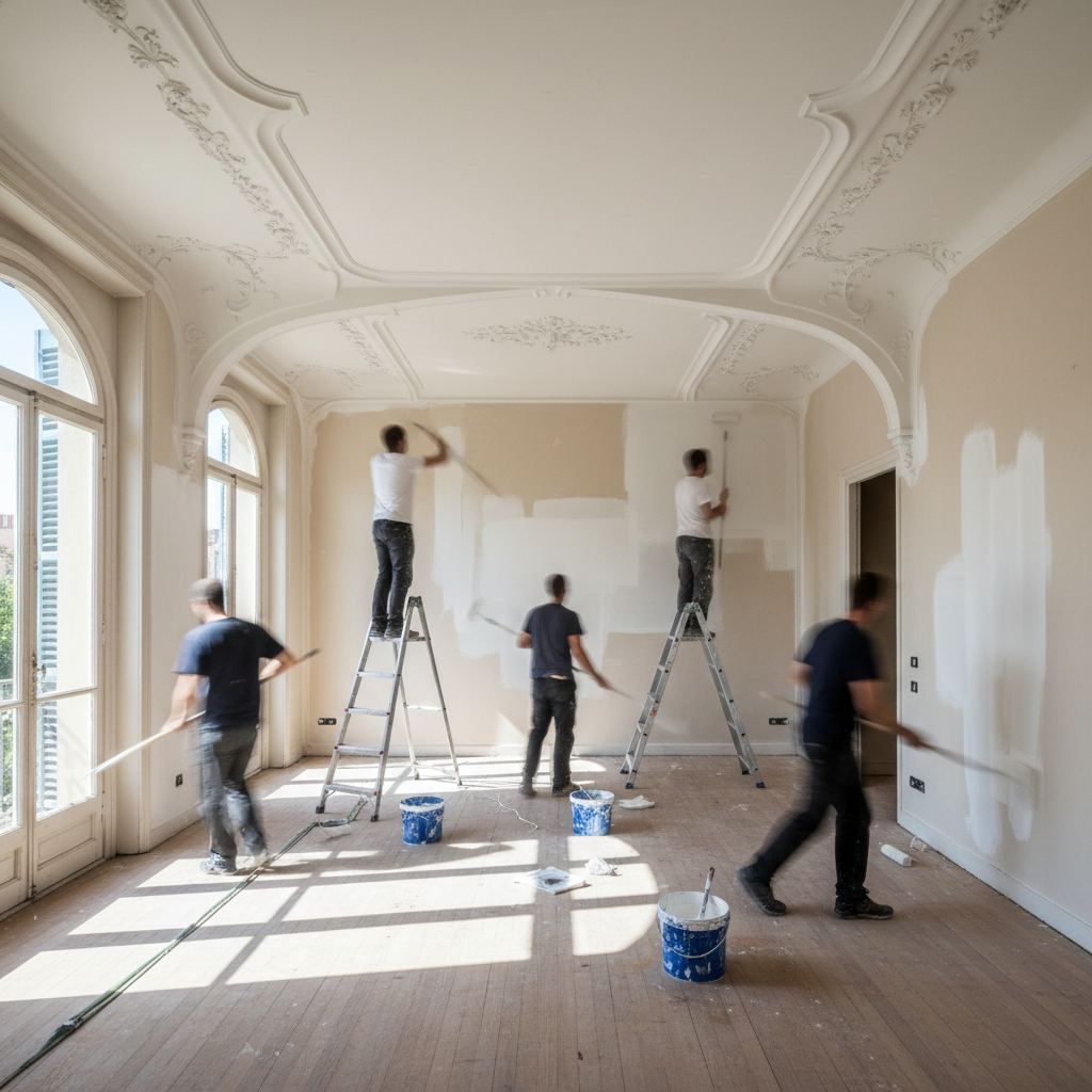 Pintura exprés 24h en Horta-Guinardó, Barcelona