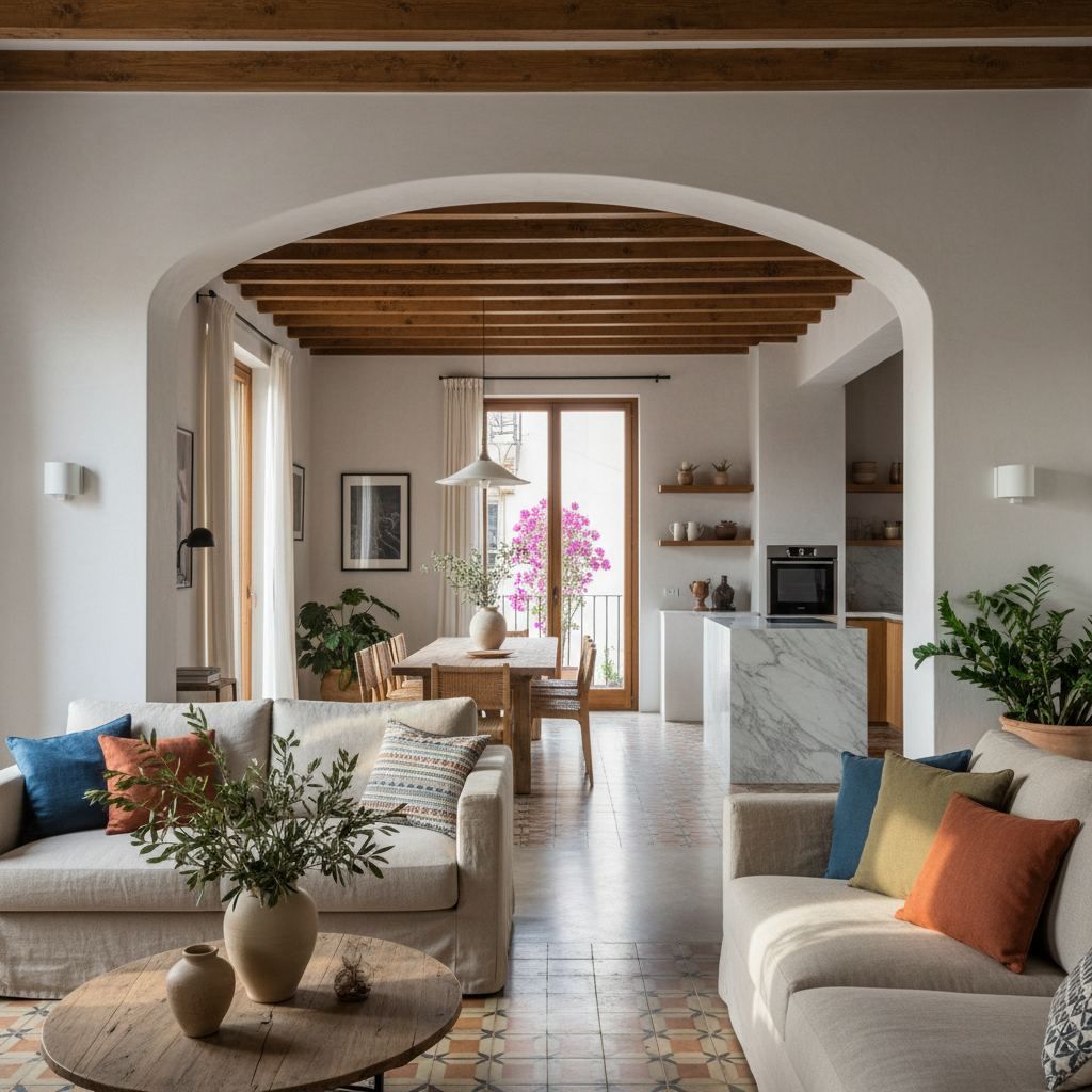 Pintar casa en Sant Andreu, Barcelona
