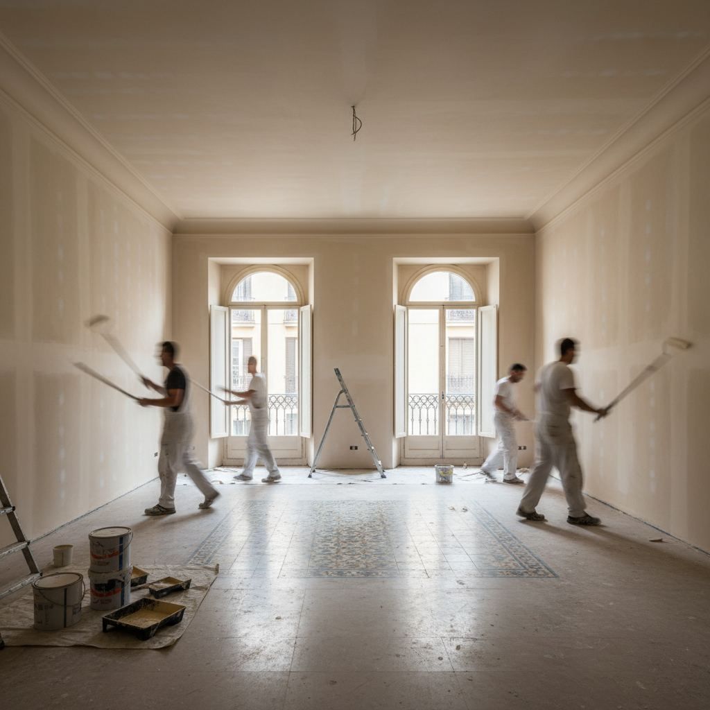 Pintura exprés 24h en Sant Andreu, Barcelona