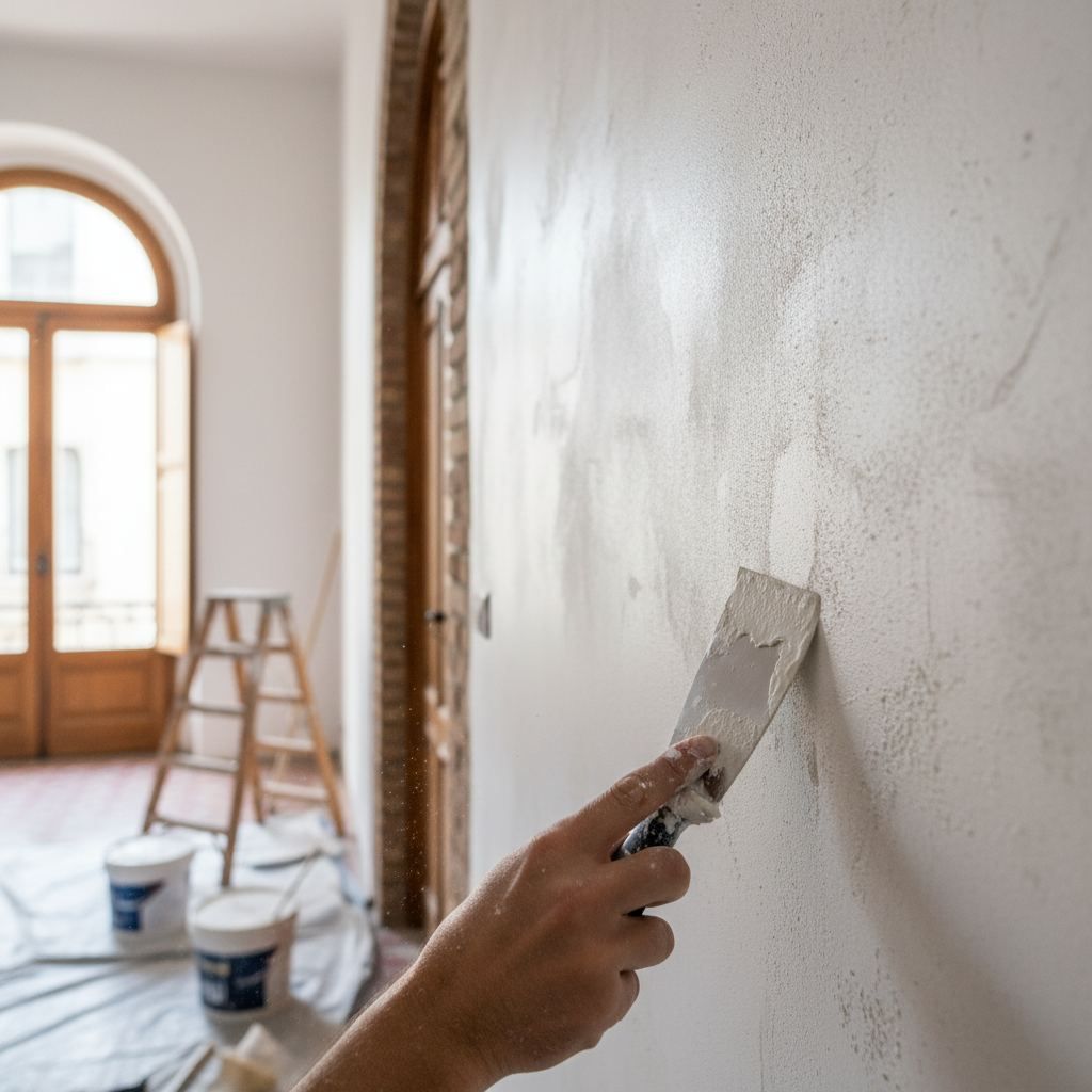 Reparación de paredes y pintura en Sant Andreu, Barcelona