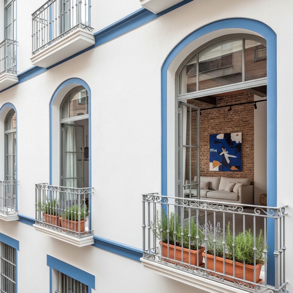 Pintura exterior y fachadas en Sant Martí, Barcelona