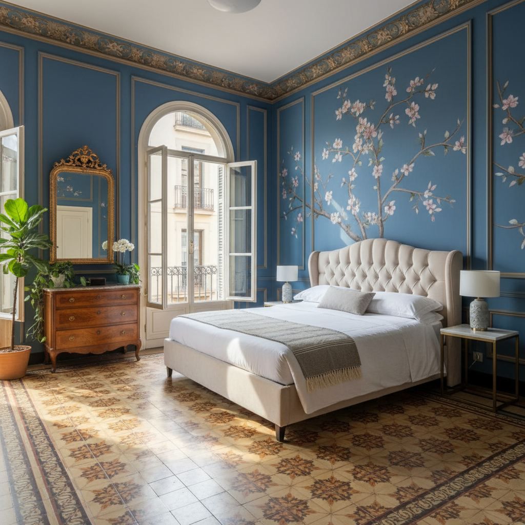 Pintura interior en Sants-Montjuïc, Barcelona