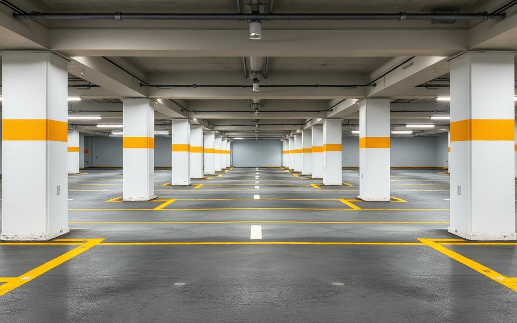 Pintar parking en Eixample